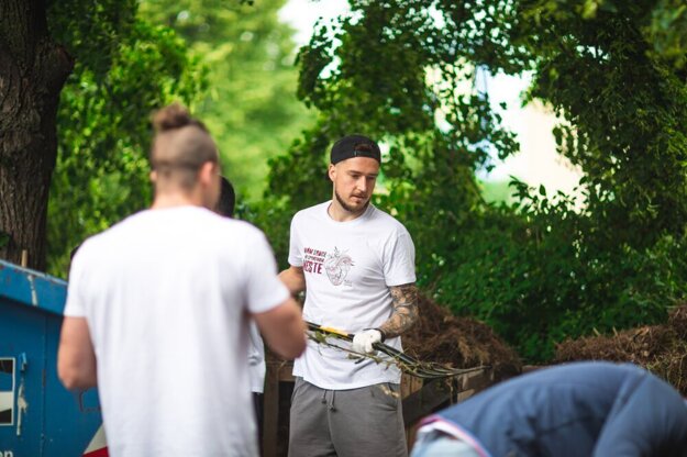 Volunteer at the Family Center in Dubravka, Bratislava.