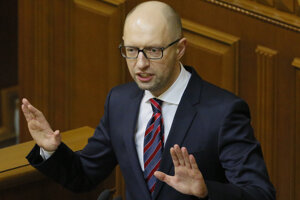 Ukrajinský premiér Jaceňuk oznámil svoju rezignáciu.