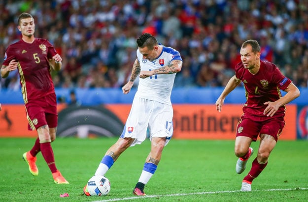 Marek Hamšík na európskom šampionáte potvrdzuje svoje kvality.