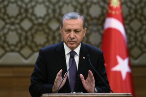 Turecký prezident Recept Tayyp Erdogan.
