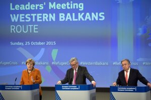 Angela Merkelová označila minisummit za "dôležitý v tom zmysle, že do vyhlásenia sa dostali humanitárne otázky".