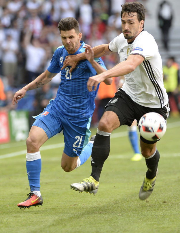 Michal Ďuriš (vľavo) si zahral aj na majstrovstvách Európy.