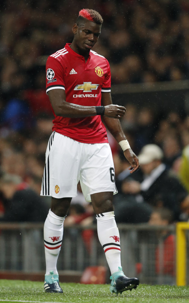Paul Pogba striedal pre zranenie už v prvom polčase.