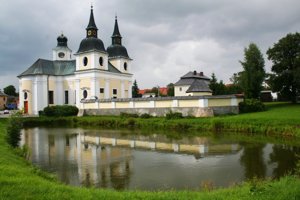 Kostel sv. Václava ve Zvoli.