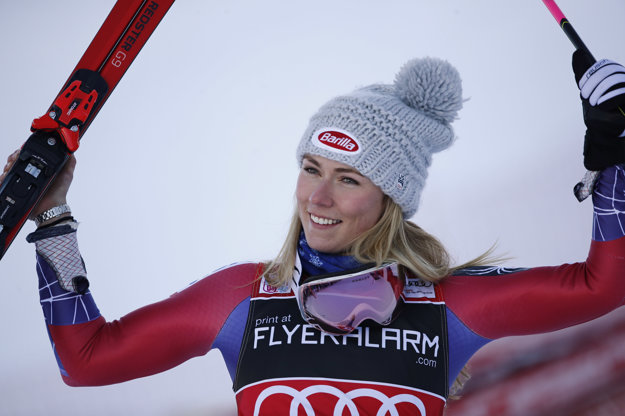 Mikaela Shiffrinová opäť triumfovala.