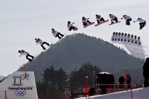 Juka Fudžimoriová a jej skok v kvalifikácii Big Air.