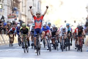 Vincenzo Nibali nedávno oslavoval víťazstvo na monumentálnej klasike Miláno - San Remo.