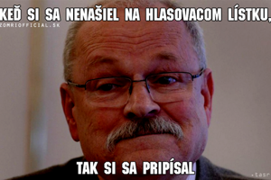 Keď ideš voliť...