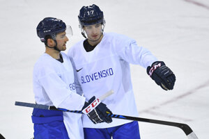 Miloš Bubela (vpravo) absolvoval aj ZOH v drese slovenskej reprezentácie.