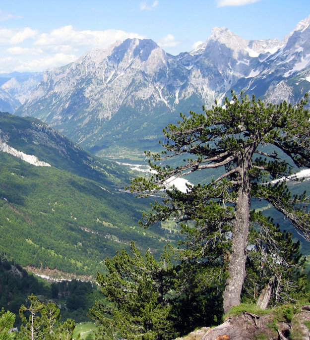 Národný park Theth, Albánsko.