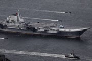 Čínska lietadlová loď Liaoning.