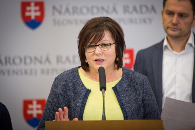 Poslankyňa Anna Verešová.