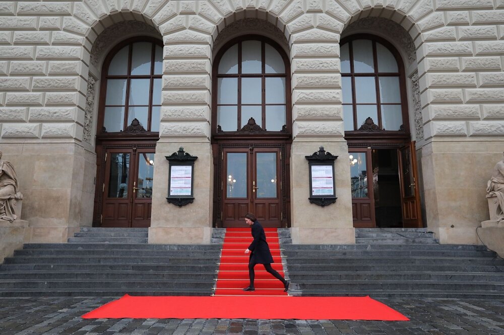 Budova Národního muzea na Václavském náměstí.