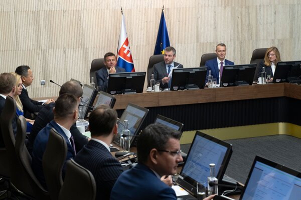 Zo zasadnutia 191. schôdze vlády SR 15. januára 2020 v Bratislave.