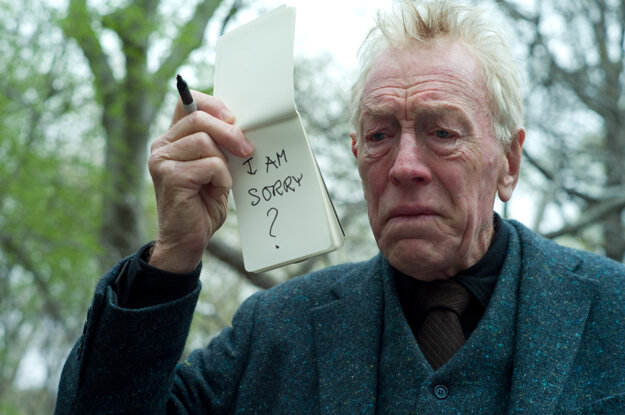 Max von Sydow vo filme Neuveriteľne hlasno a neuveriteľne blízko, za ktorý bol v roku 2012 nominovaný na Oscara.