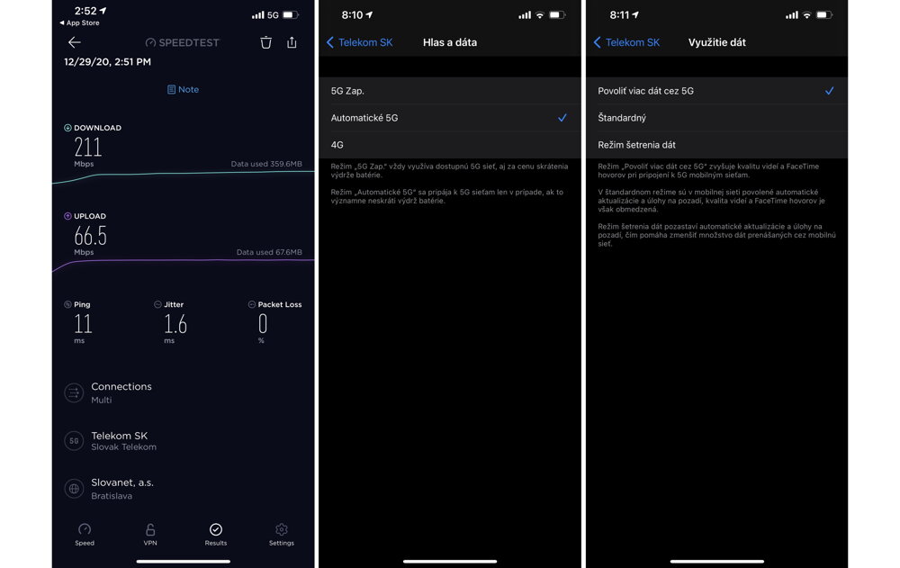 5G nie je žiadne strašidlo, ale slušný nárast rýchlosti pre sťahovanie a posielanie dát. Samozrejme bez poriadneho dátového balíku nevyužijete.
