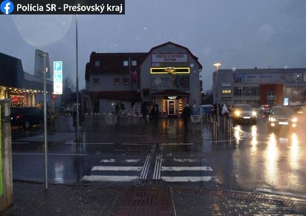 Nehoda sa stala na Levočskej ulici v Prešove. (zdroj: Polícia SR - Prešovský kraj)