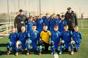 Prípravka FK Nitra U11 na turnaji v Madride. 