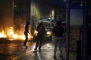 Protesty v Ballymena.