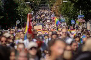 Dúhový pride v Bratislave.