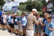 Tomáš Tatar na Základnej škole Pavla Demitru
