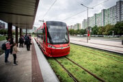 Električka v Petržalke 