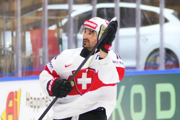 Andres Ambühl na MS v hokeji 2025.