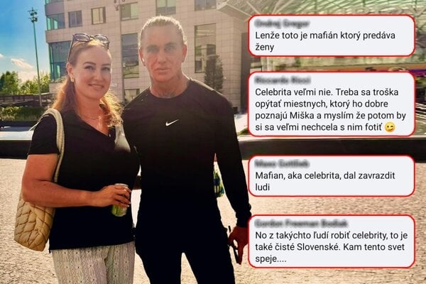 Dezinfluencerka Michala Gánovská s odsúdeným gangsterom Necatim Arabacim.