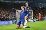 David Luiz sa raduje zo svojho gólu.