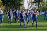 Hráči FK Podkonice po víťaznom zápase s Rimavskou Sobotou