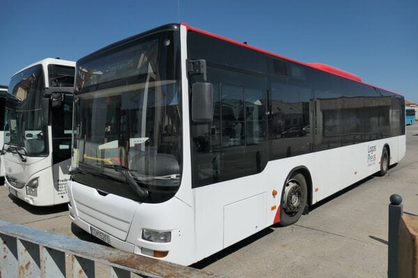 Autobusy MHD v Topoľčanoch. 