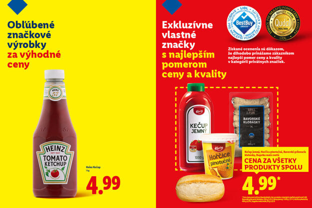 Obľubené značkové výrobky.
