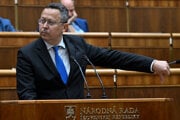 Minister financií Ladislav Kamenický.