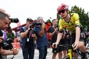 Dánsky cyklista Jonas Vingegaard počas pretekov Vuelta a España 2025. 
