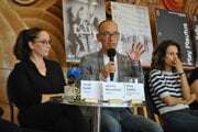 Počas otvorenia 76. sezóny Divadla Andreja Bagara v Nitre.