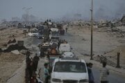 Obyvatelia odchádzajú z Gaza City na juh Pásma Gazy.