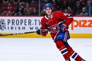 Filip Mešár v drese Montrealu Canadiens.