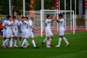 Futbalisti FK Spartak Dubnica nad Váhom.