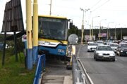 Nehoda autobusu v Košiciach.