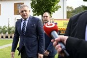 Robert Fico v Borši.