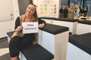 Vyučujúca Zuzana Vagaská v jednej zo zón.