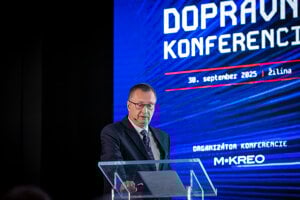 Ctibor Kocman, Programme Manager, Czech Republic and Slovakia, DG REGIO počas prezentácie.