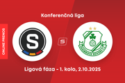 AC Sparta Praha - Shamrock Rovers: ONLINE prenos zo zápasu Európskej ligy.