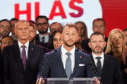 Predseda strany Hlas Matúš Šutaj Eštok.
