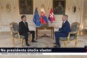 Prezident Peter Pellegrini v relácii V politike na TA3.