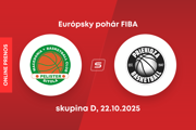 KK Pelister - BC Prievidza: LIVE STREAM zo zápasu Európskeho pohára FIBA.