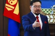 Mongolský premiér Gombožavyn Zandanšatar.