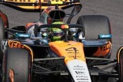 Lando Norris počas Veľkej ceny Mexika 2025.
