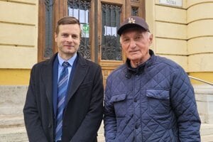 František Rapan s právnikom Samuelom Baránikom. 