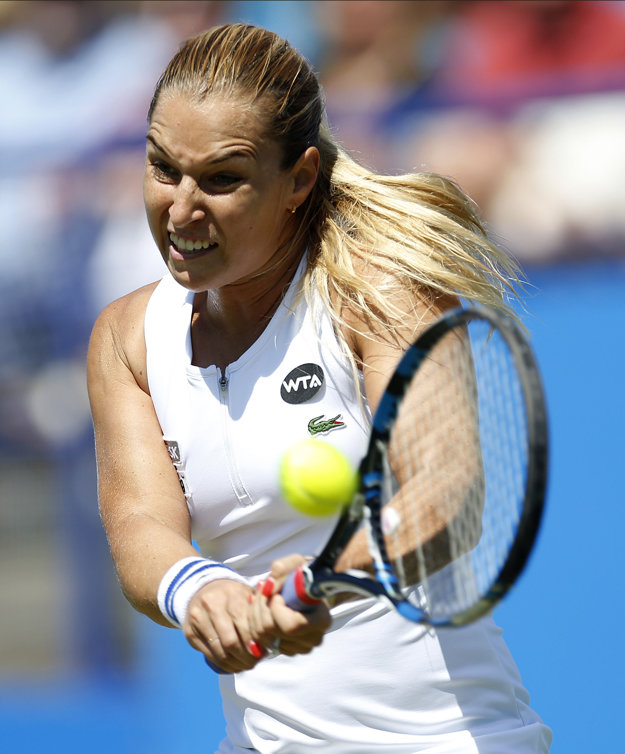 Dominika Cibulková v piatok zápas otočila.